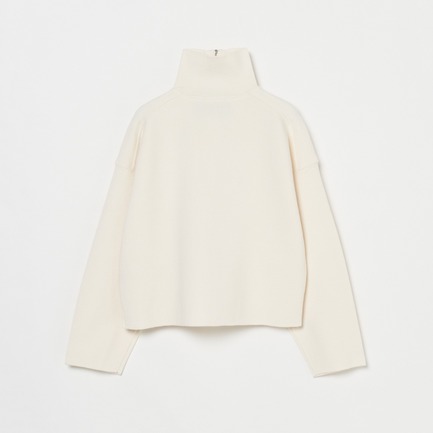 MILANO RIB HALF ZIP 詳細画像 アイボリー 1