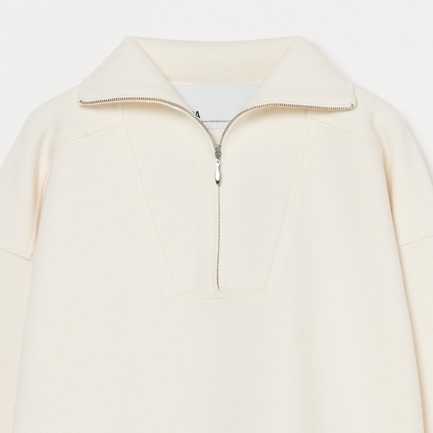 MILANO RIB HALF ZIP 詳細画像 アイボリー 6