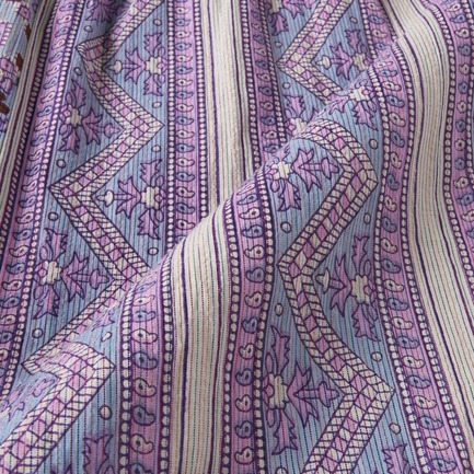 KAREENA SQUARE PRNT TASSEL DRESS 詳細画像 ブラック 6