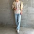 LINEN BORDER BAND COLLAR SHIRT 詳細画像