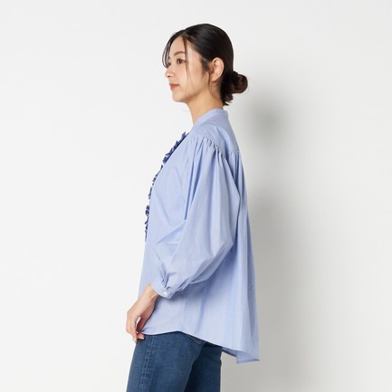 FRILL BLOUSE 詳細画像 ブルー 7