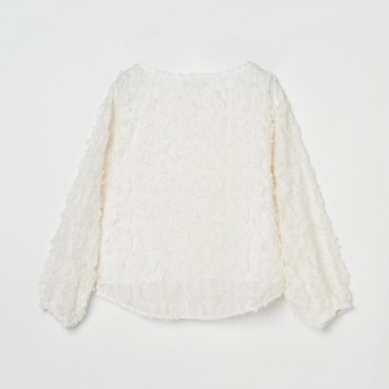 JACQUARD BLOUSE 詳細画像 ホワイト 1