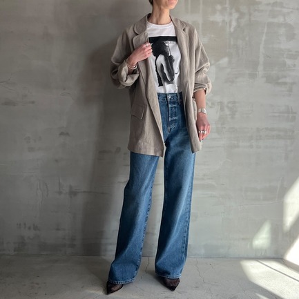 DUNGAREES LINEN TAILORED JACKET 詳細画像 ベージュ 1