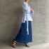 PLEATED I LINE SKIRT 詳細画像