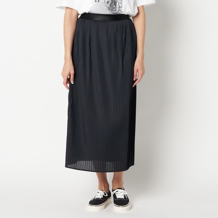 PLEATED I LINE SKIRT 詳細画像 ブラック 1