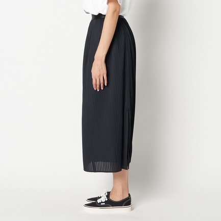 PLEATED I LINE SKIRT 詳細画像 ブラック 2