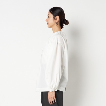 GATHERED NECK BLOUSE 詳細画像 ホワイト 2