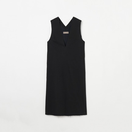 DEEP V NECK DRESS