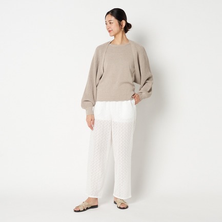 LINEN ENSEMBLE KNIT 詳細画像 ベージュ 14