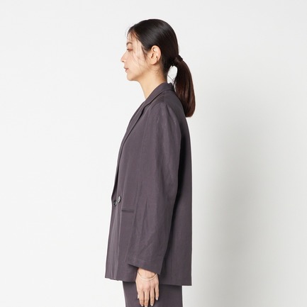 the ELLISON JACKET(LINEN) 詳細画像 ミディアムグレー 8