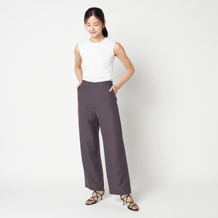 the EDITOR PANTS(LINEN) 詳細画像 ミディアムグレー 12