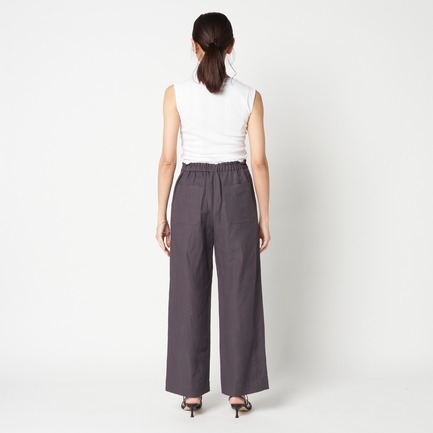 the EDITOR PANTS(LINEN) 詳細画像 ミディアムグレー 8