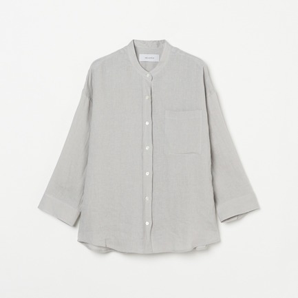 BAND COLOR LINEN SHIRT