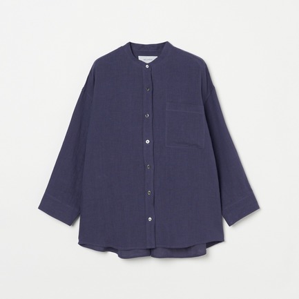 BAND COLOR LINEN SHIRT