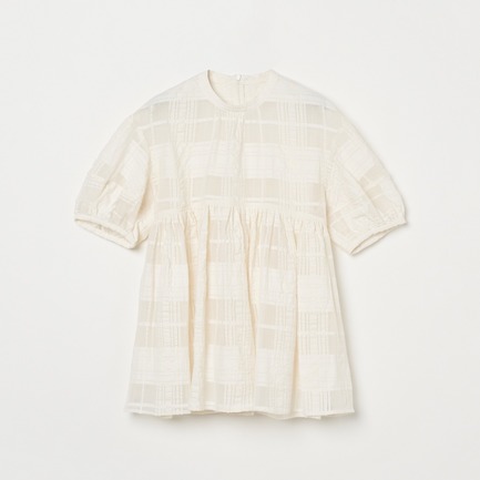 LACE GATHERD BLOUSE｜HELIOPOLE｜HÉLIOPÔLE（エリオポール