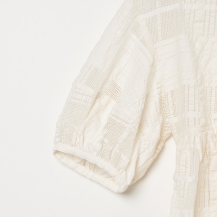 LACE GATHERD BLOUSE 詳細画像 アイボリー 3