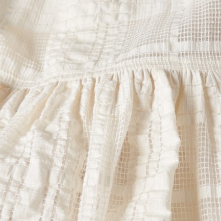 LACE GATHERD BLOUSE 詳細画像 アイボリー 5