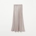 SATIN MAXI FLARE SKIRT 詳細画像