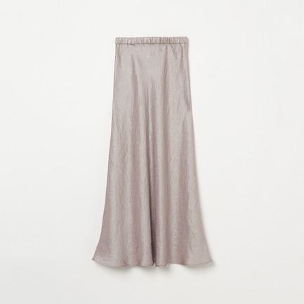 SATIN MAXI FLARE SKIRT