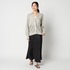 LINEN V NECK LONG CARDIGAN 詳細画像