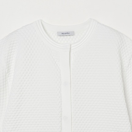 POPCORN KNIT CARDIGAN 詳細画像 ホワイト 2