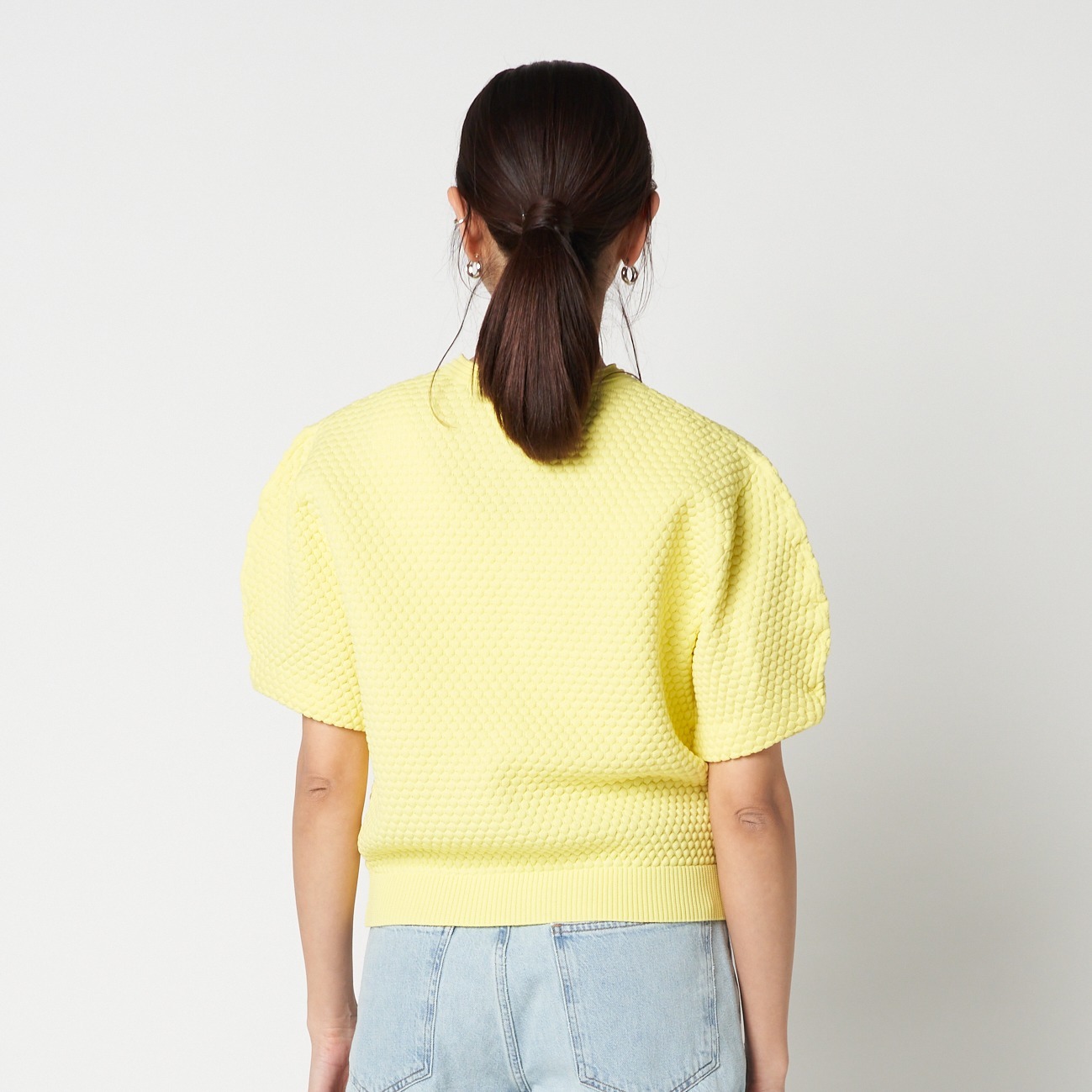 ニット セーター 2WAY POPCORN KNIT CARDIGAN レディース ポップコーン2WAYニット(ニット/カーディガン)｜トップス