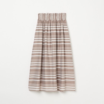 SHEER STRIPE SKIRT 詳細画像 ベージュ 1