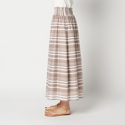 SHEER STRIPE SKIRT 詳細画像 ベージュ 6