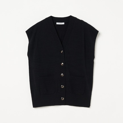 METAL BUTTON KNIT VEST