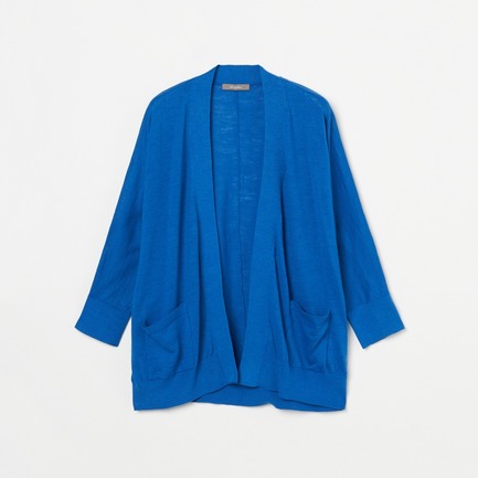 LINEN DOLMAN SLEEVE  CARDIGAN