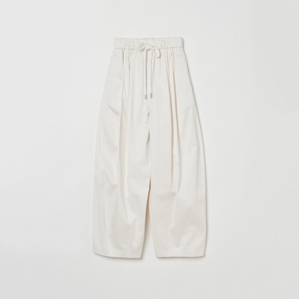 COTTON STRETCH DROST BARREL PANT 詳細画像 アイボリー 1