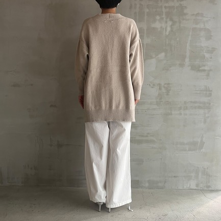 ORGANIC COTTON LONG CARDIGAN 詳細画像 ベージュ 7