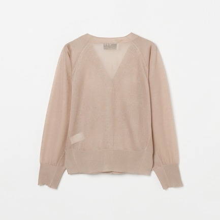 TD SIHNY SHEER VN CARDIGAN 詳細画像 ベージュ 1