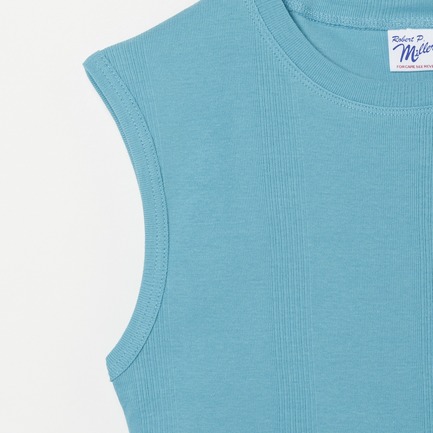 Miller Panel ribbed tank top 詳細画像 ターコイズ 3