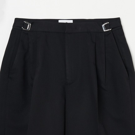 Cellar Door SIDE BELT SHORT PANT 詳細画像 ブラック 2