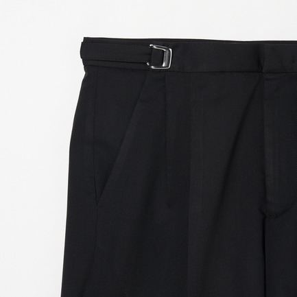 Cellar Door SIDE BELT SHORT PANT 詳細画像 ブラック 4