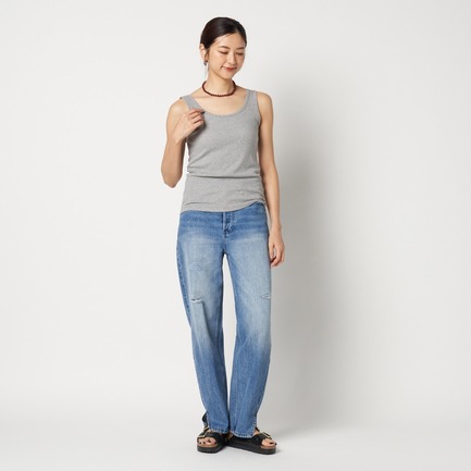 RIB TANK TOP 詳細画像 ミディアムグレー 9