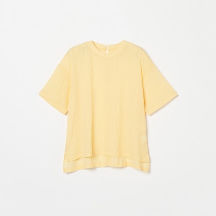 SHEERSUCKER TEE BLOUSE