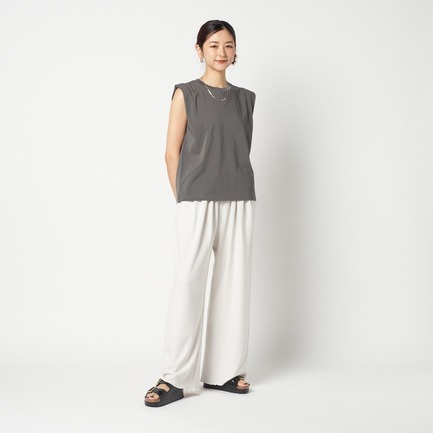 SHOULDER TUCK TEE 詳細画像 ミディアムグレー 10