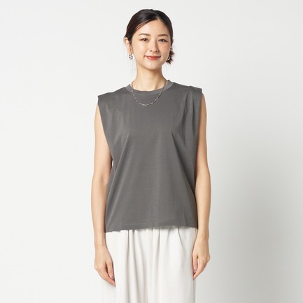 SHOULDER TUCK TEE 詳細画像 ミディアムグレー 5