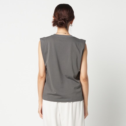 SHOULDER TUCK TEE 詳細画像 ミディアムグレー 7