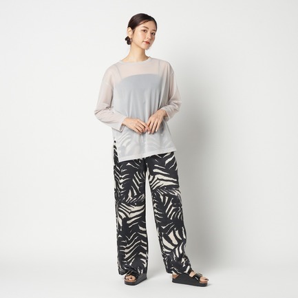 SHEER LONG SLEEVE TEE 詳細画像 ライトグレー 10