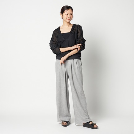 SHEER HOODIE PULLOVER 詳細画像 ブラック 11