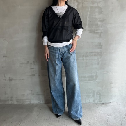 SHEER HOODIE PULLOVER 詳細画像 ライトグレー 12