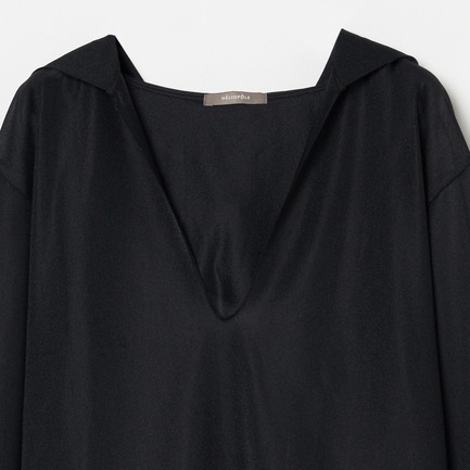SHEER HOODIE PULLOVER 詳細画像 ブラック 2