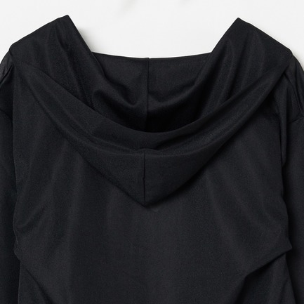 SHEER HOODIE PULLOVER 詳細画像 ブラック 3