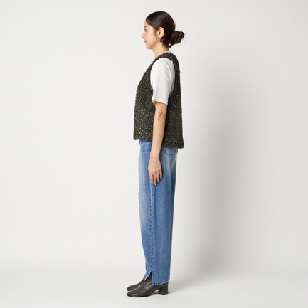 GLITTER KNIT GILET 詳細画像 ブラック 2