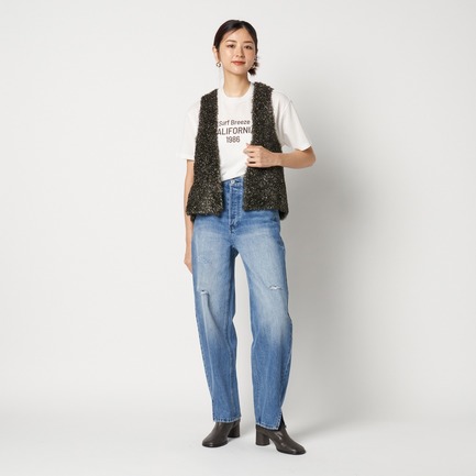 GLITTER KNIT GILET 詳細画像 ブラック 6