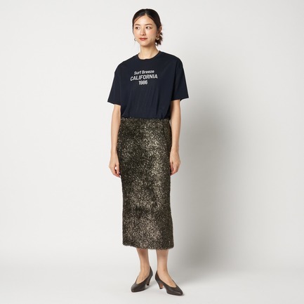 GLITTER KNIT SKIRT 詳細画像 ブラック 1
