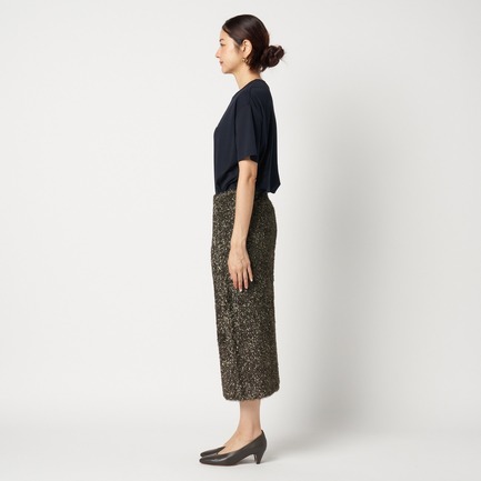 GLITTER KNIT SKIRT 詳細画像 ブラック 2